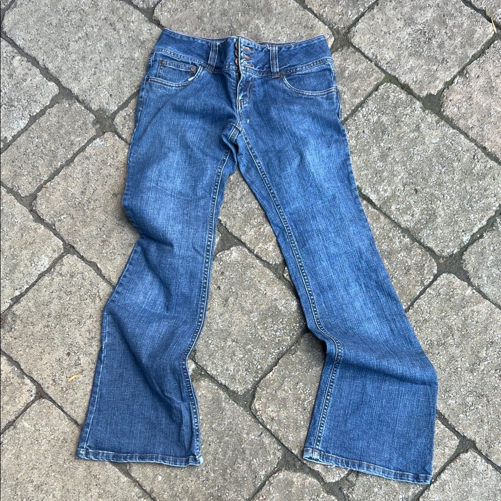 Streetwear Society Blue Flare Jeans